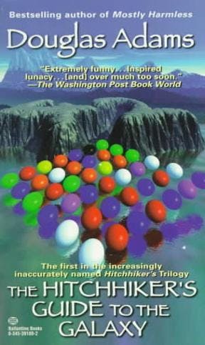 The Hitchhiker's Guide to the Galaxy (Hitchhiker's Guide to the Galaxy, #1)